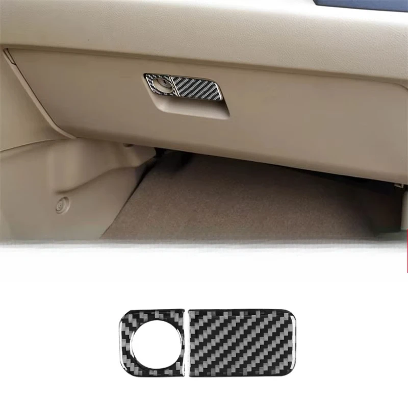 For Honda CRV 2007 2008 2009 2010 2011 Accessories Carbon Fiber Interior Car Passenger Side Glove Box Storage Box Trim Cover