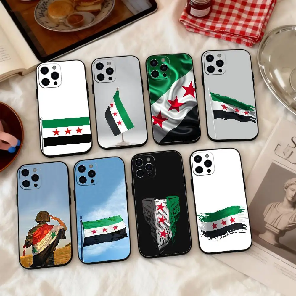 

Flag S-Syrian S-Syria Cool Phone Case Silicone Soft For IPhone 17 16 15 14 13 12 11 X XR Plus Pro Max Plus