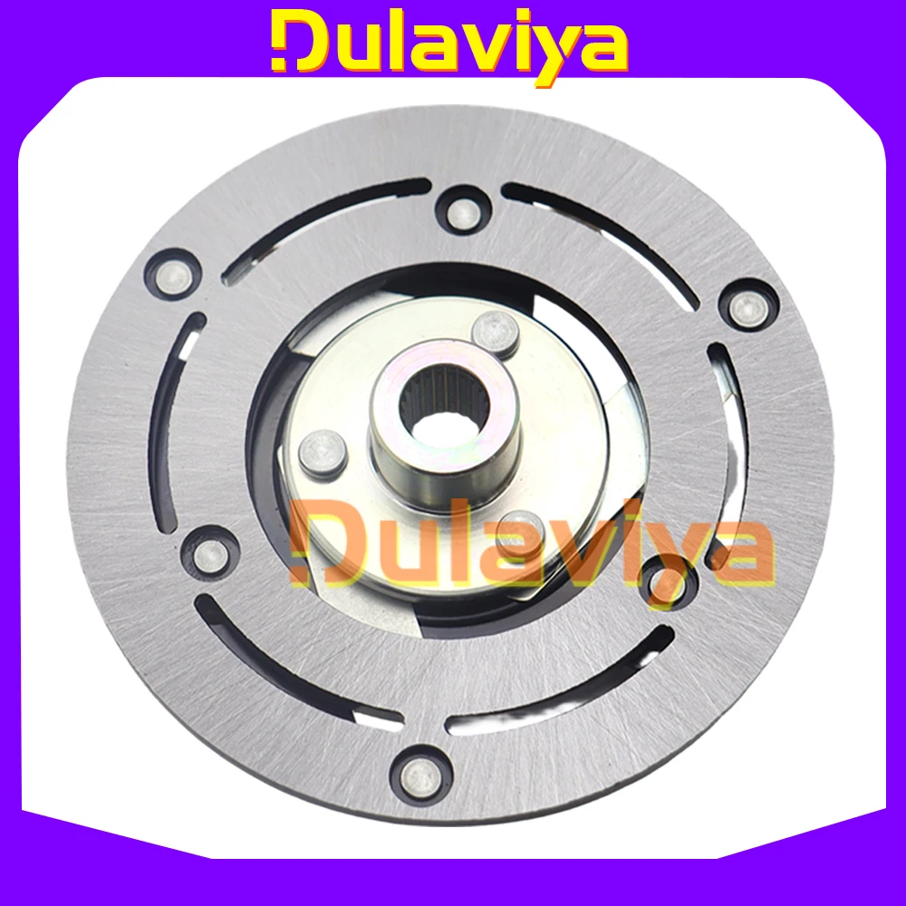 Embrague de Compresor de Aire Acondicionado, Disco de Cubo 7V16 para AUDI VW Volkswagen Bora Caddy Beetle Jetta Golf 7H0820811B 1J0820811M