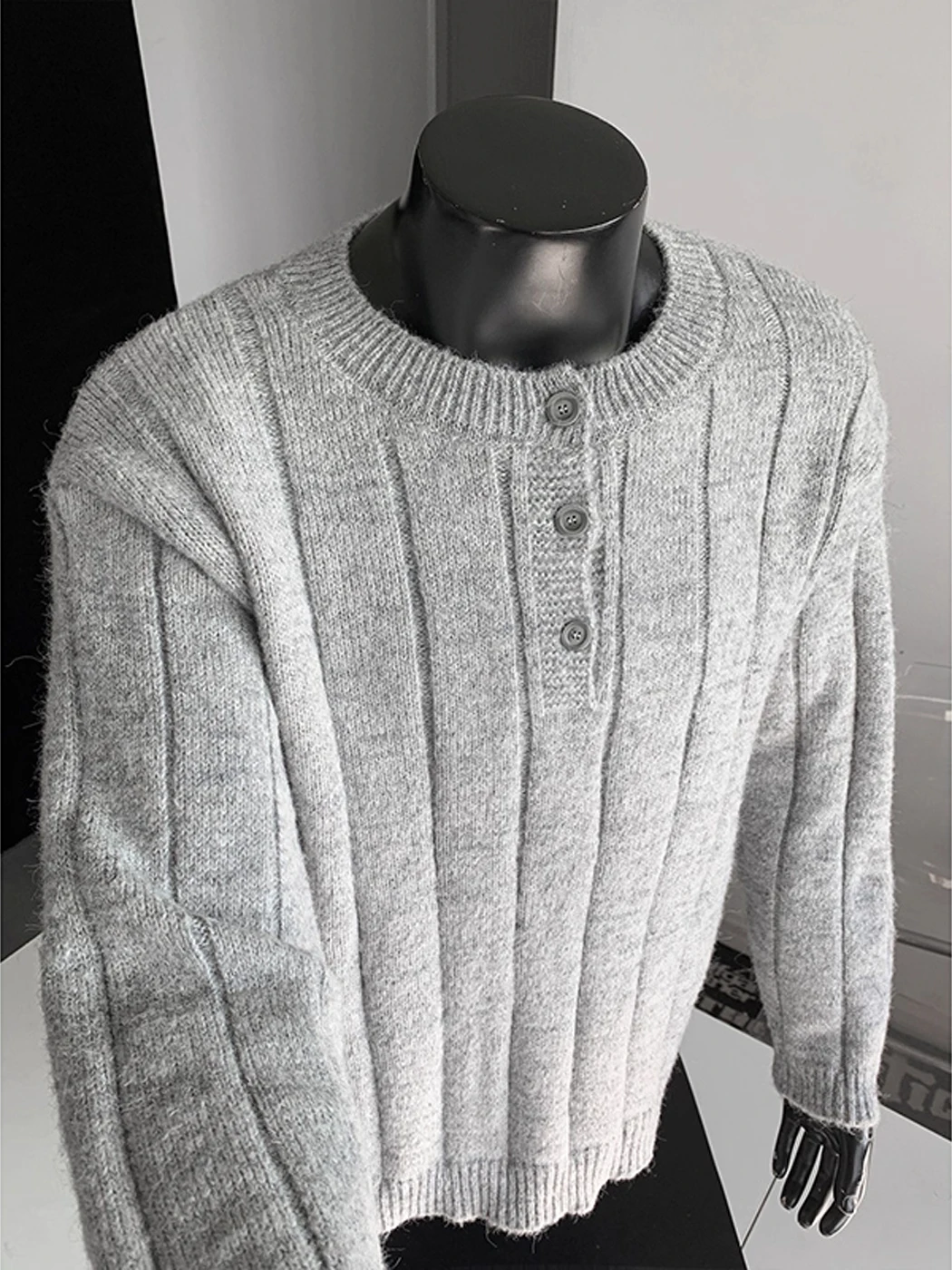 

American Sle Men's irt Sweater Vertical Stripes Retro Commute Overhead Knittedwear Casual Sle Polyester Blend