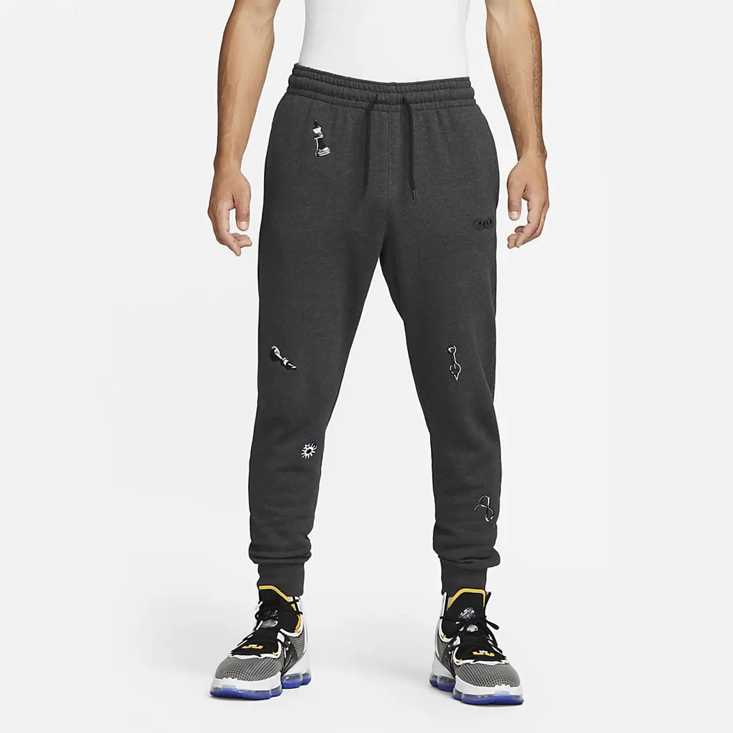 Nike genuine Winter New Men's Fleece Lined Comfortable Casual Sports Trousers DQ6146-032