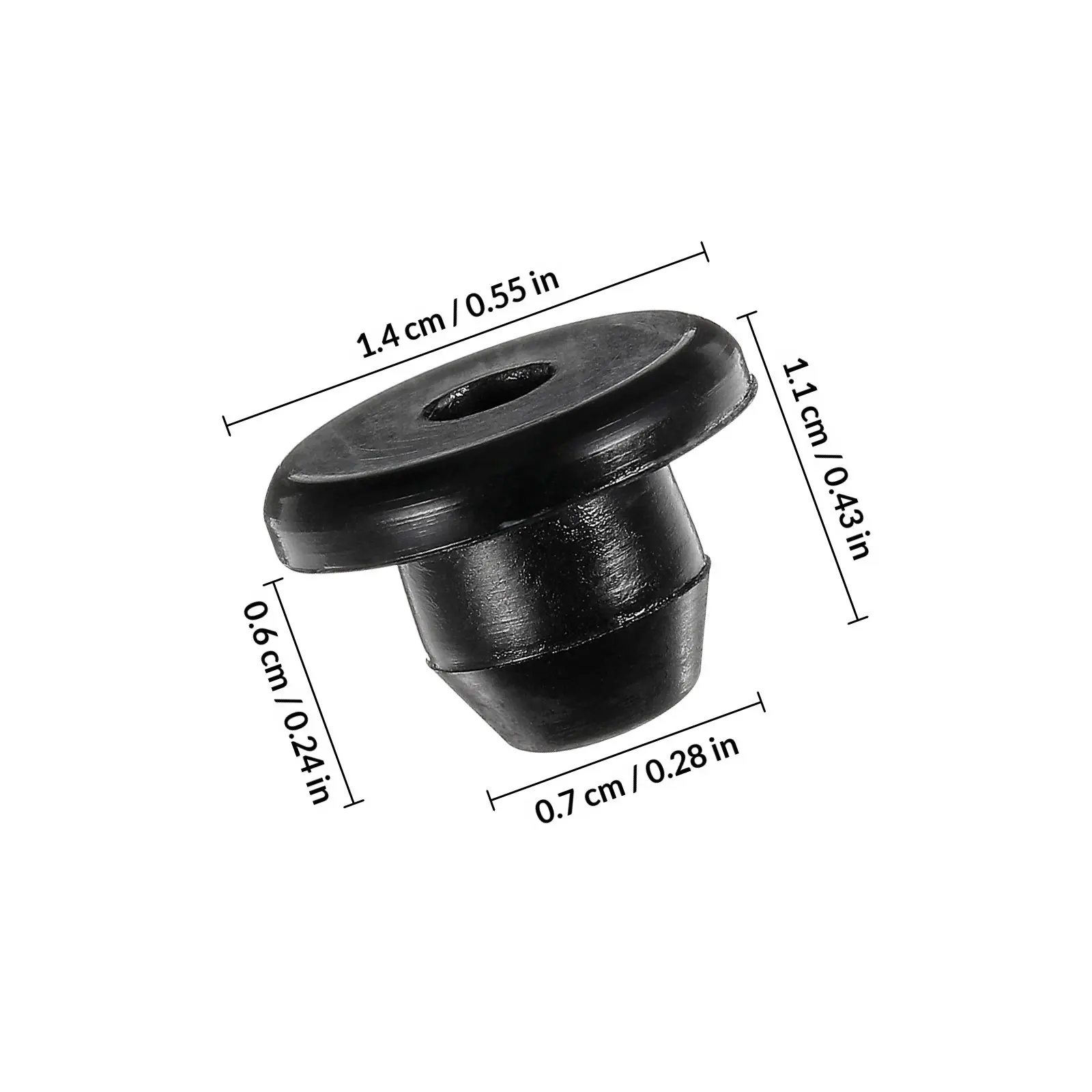 5Pcs Rubber Hydraulic Filler Bung Oil Filler Plug for Horizontal Floor Jack Rubber Oil Plugs Easy Install Disassemble Compact
