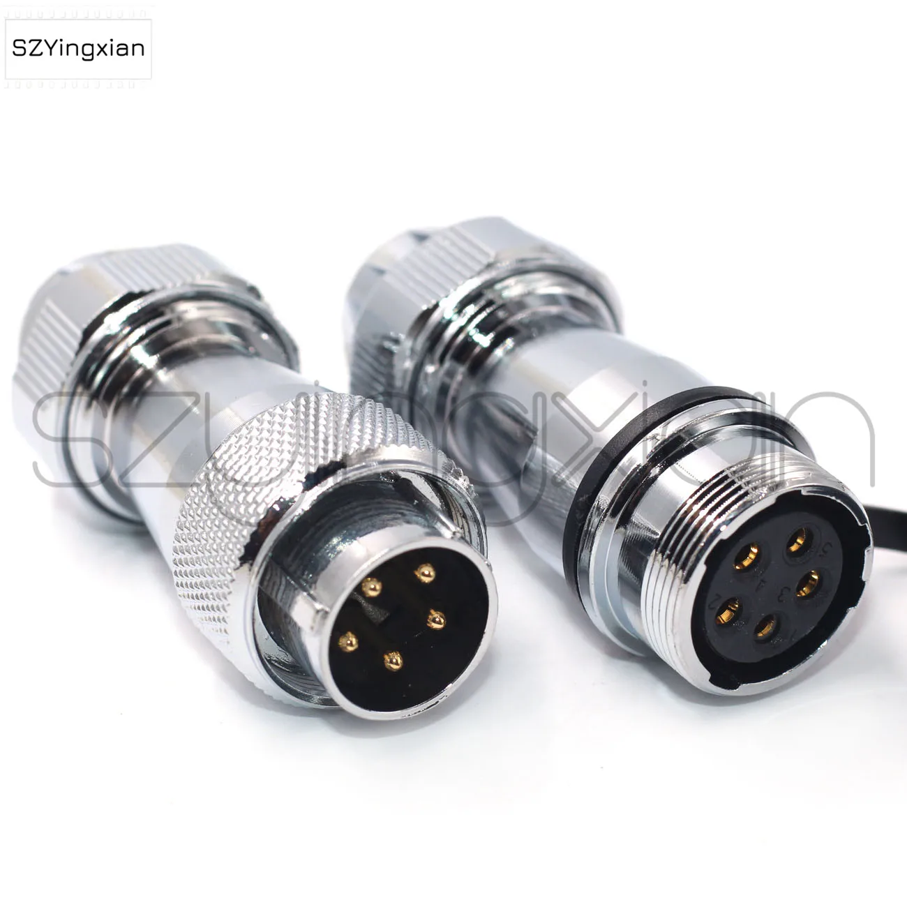 WS20 Cable Docking Connector 2 3 4 5 6 7 8 9 10 12 Pin Outdoor Equipment Power Female Socket Electrical Male Plug