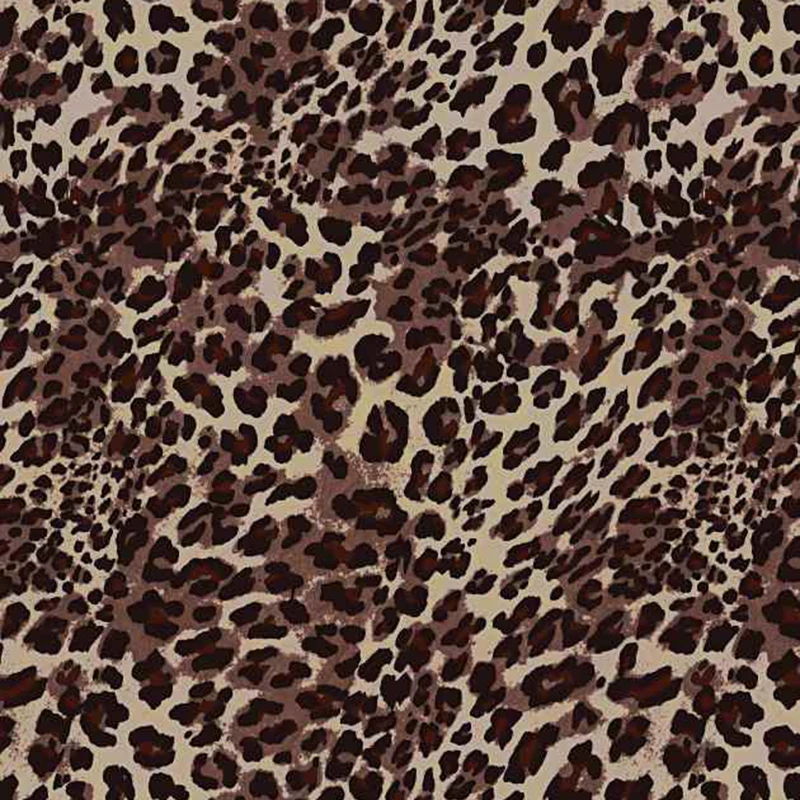 55\'\' Wide By Meter Africa Leopard Fabric Soft Dress Abaya Material Viscose Rayon