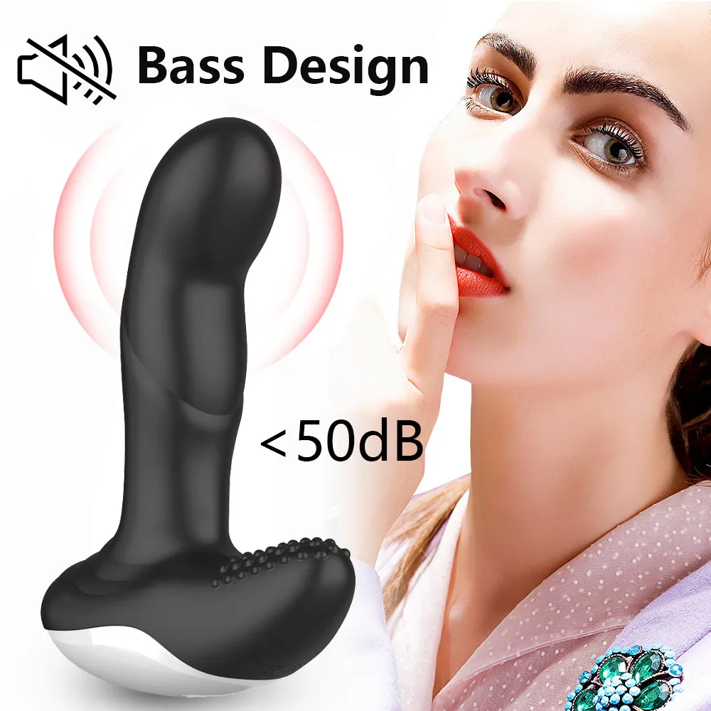 Wireless Prostate Massager Heating Anal Vibraor Finger Massage Simulation Anal Toy for Men Gay Buttplug Toy for Women Erotic