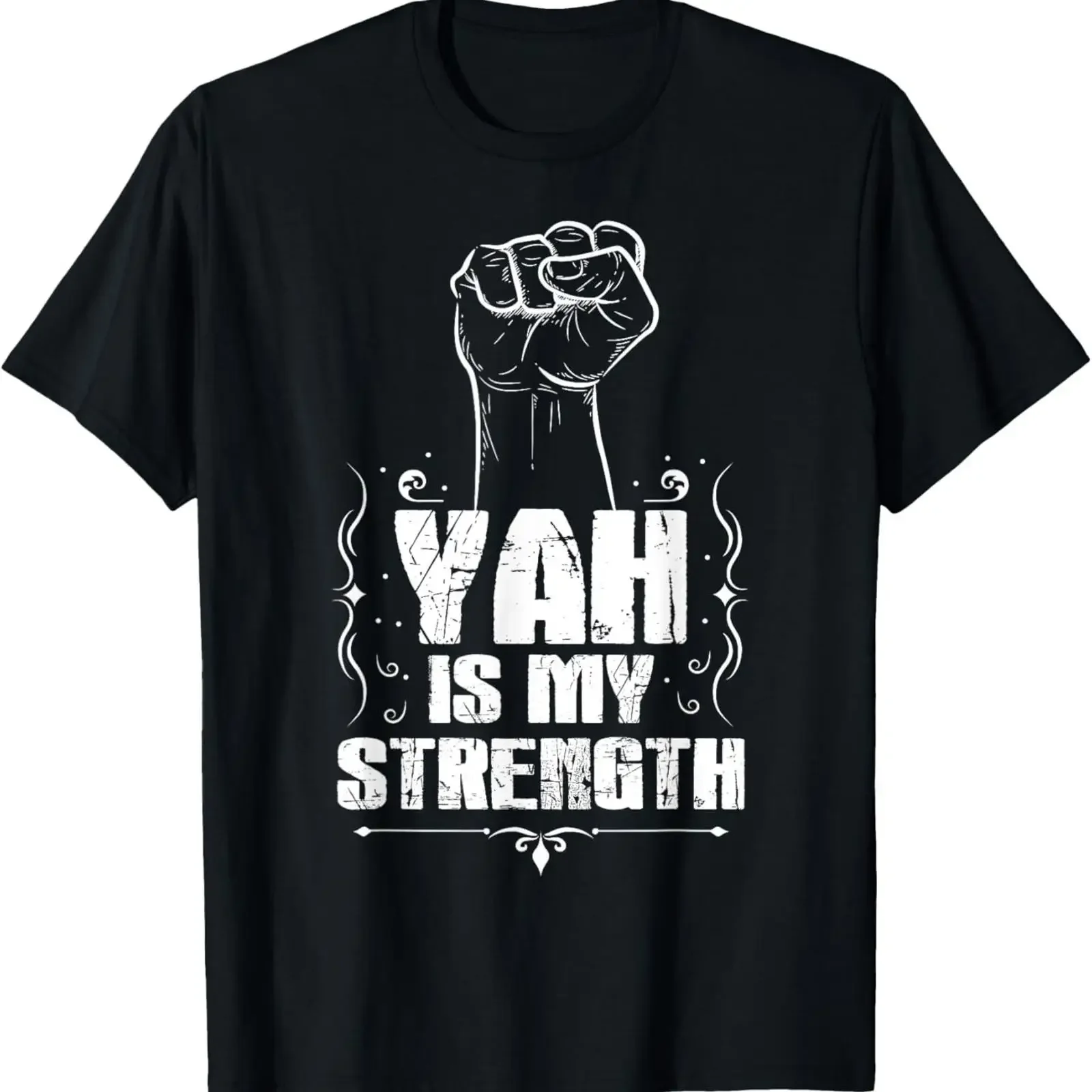 Hebrew Israelite Clothing Yah is Strength Judah Torah T Shirt  vintage Washed Stylish Versatile Soft Slightly designer clothes