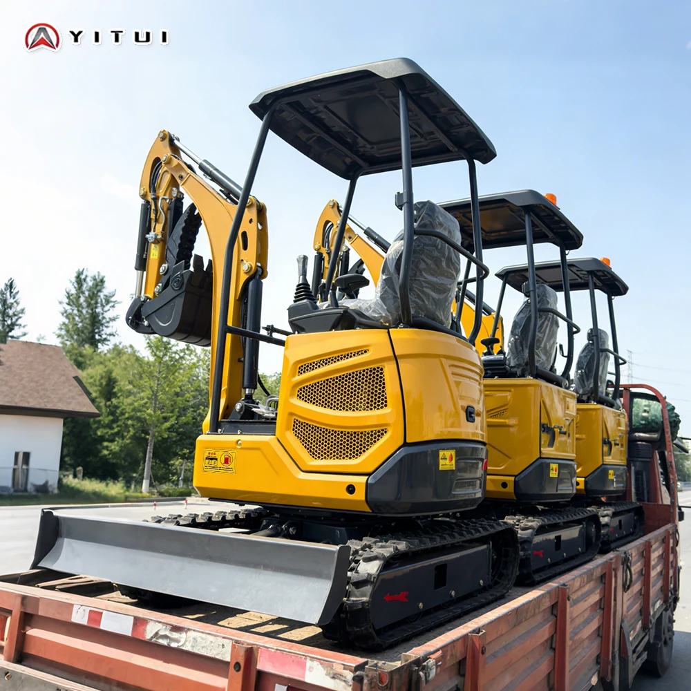Customized 2.0t Mini Excavator With Powerful Engine High Working Efficiency Low Noise CE Approved Mini Digger