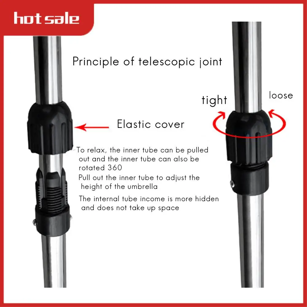 

AC22-подставка для велосипедного зонта из нержавеющей стали, подставка для электрического велосипедного зонта, тип A, прямая трубчатая подставка для зонта