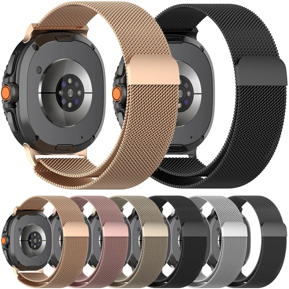 Milanese Loop Strap For Samsung Galaxy Watch 8 44mm 40mm Classic 46mm Metal Magnetic Bracelet Galaxy Watch Ultra 47mm Watchband