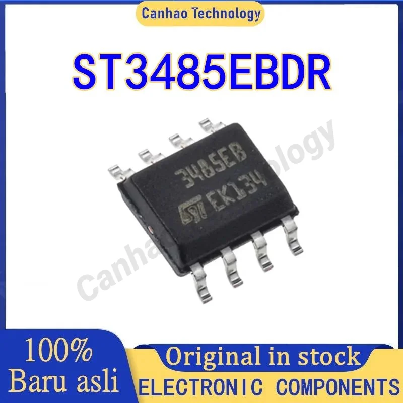 

5PCS 100% BRAND NEW ST3485EBDR SCREEN PRINTING 3485E INTERFACE DRIVER CHIP ELECTRONIC COMPONENTS