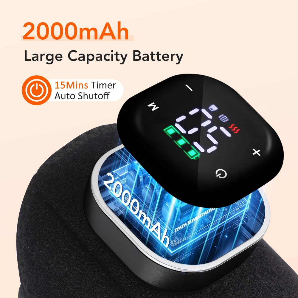Electric Compress Hot Wrist Wrap 36/48 LEDs 3 Modes 660nm 850nm Infrared Wearable Joint Support Portable Hand Relaxation Brace