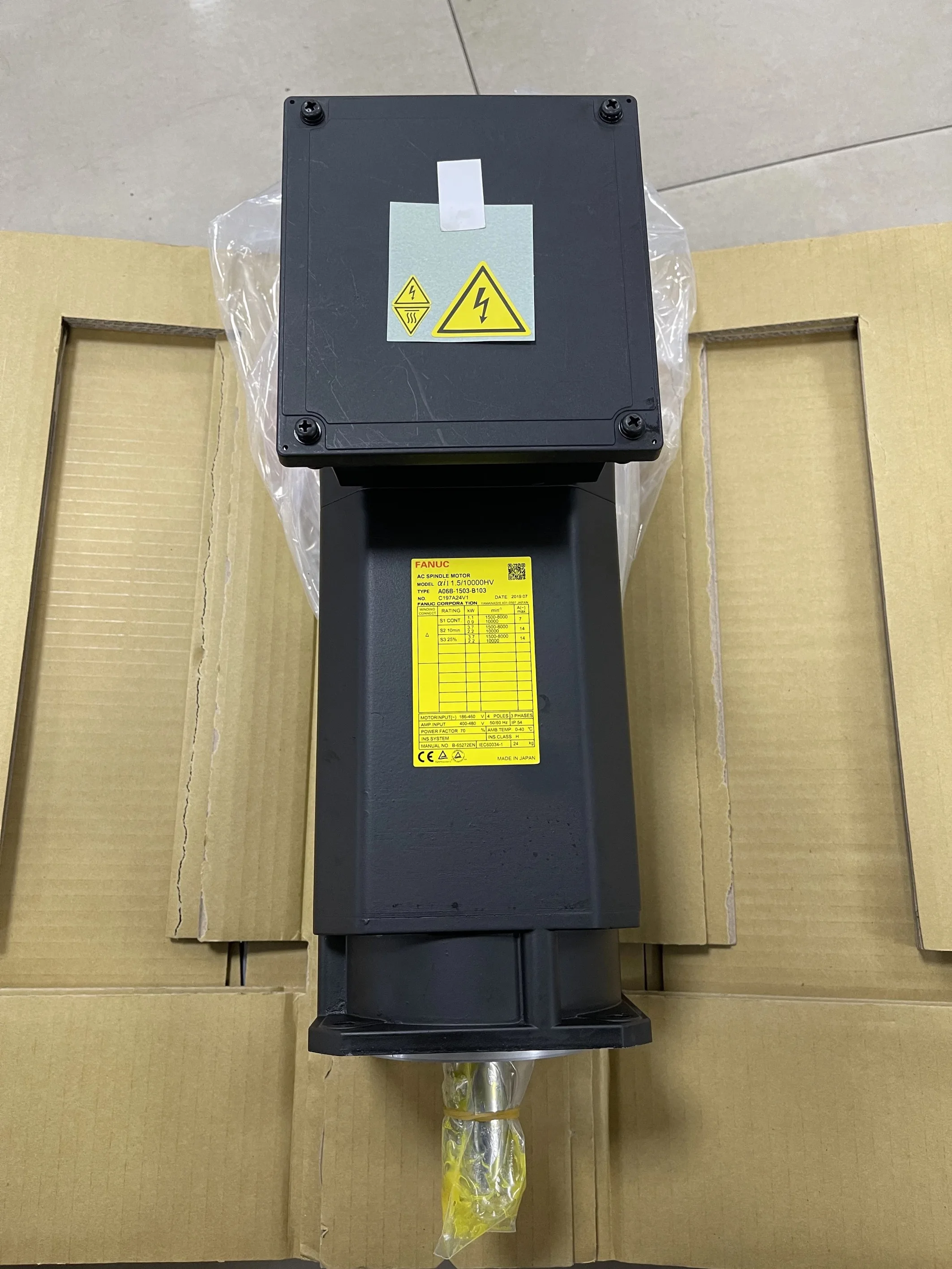 100% Original and New Fanuc Universal Spindle Motor A06B-1503-B103 for Automation with Copper Material