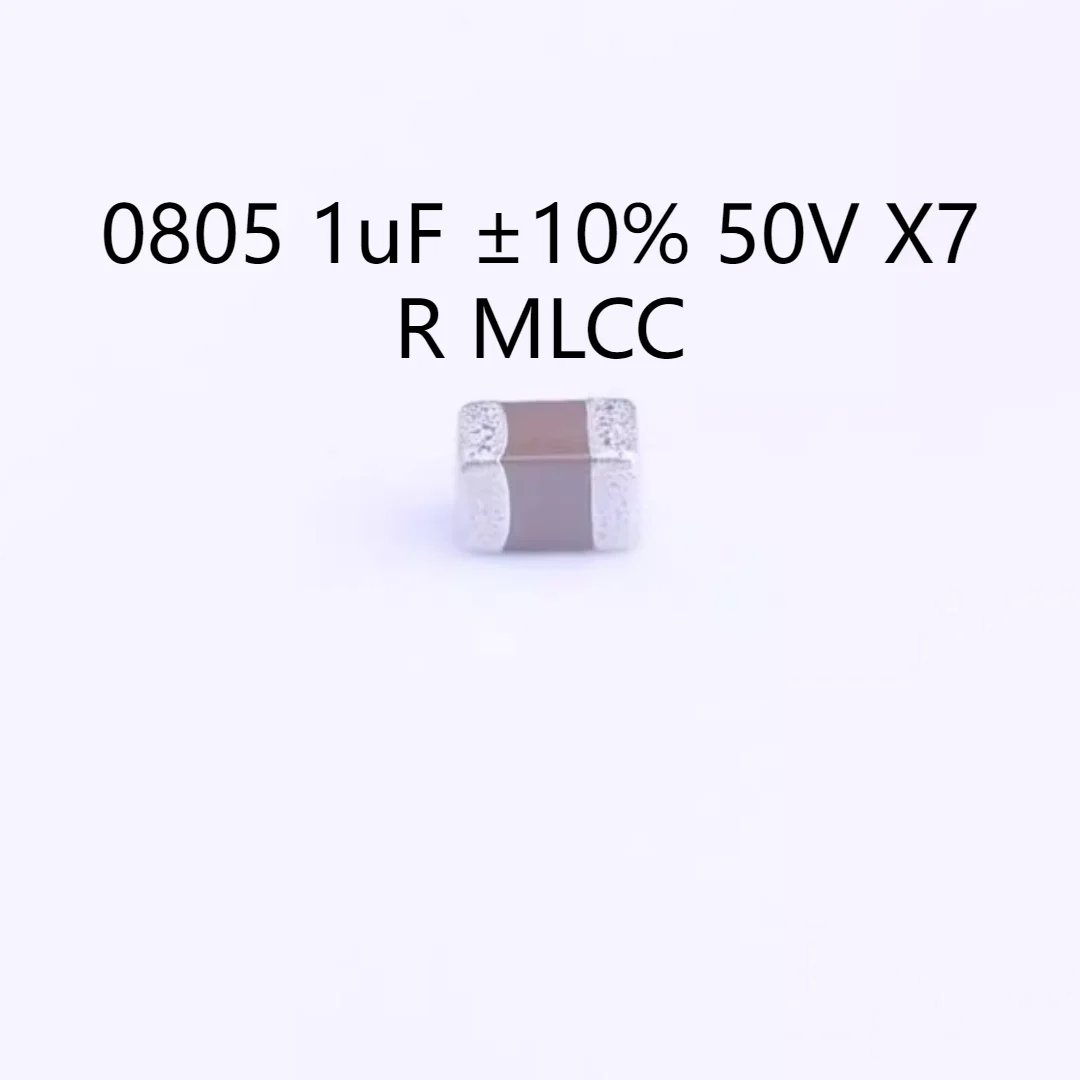 

2000PCS/LOT C2012X7R1H105KT000N Capacitor 0805 1uF ±10% 50V X7R MLCC