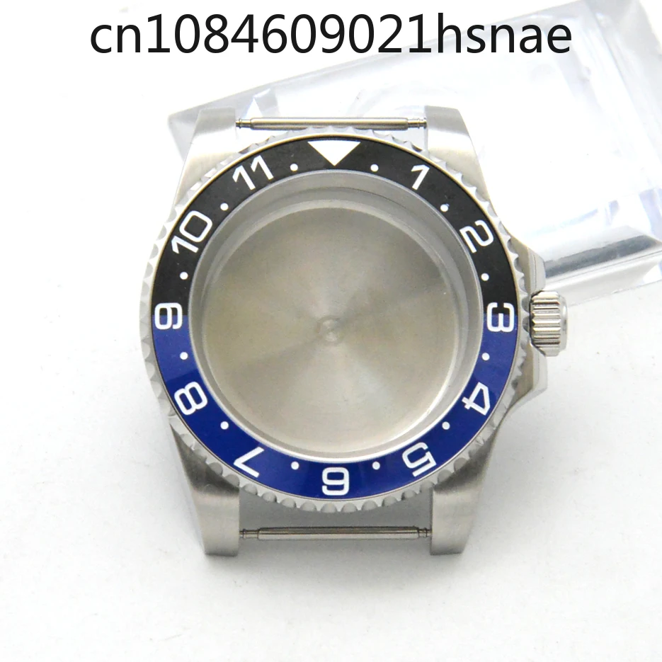 Cassa in acciaio inossidabile 316L con specchio piatto in zaffiro per accessori per orologi con cassa con movimento NH35A/NH36A