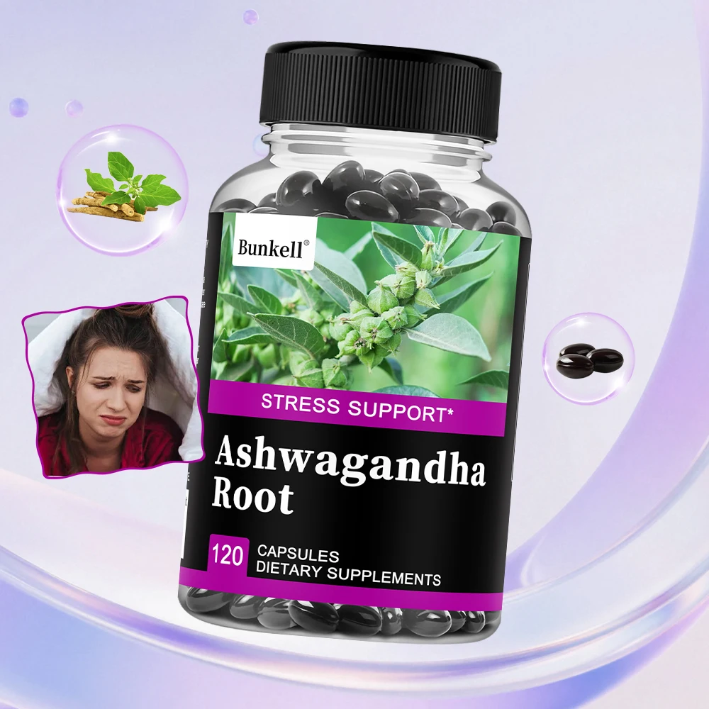 

Капсулы Ашваганды 350 мг - Снятие стресса, поддержка настроения и сна, энергия, концентрация, сила мышц, без ГМО, органический экстракт корня