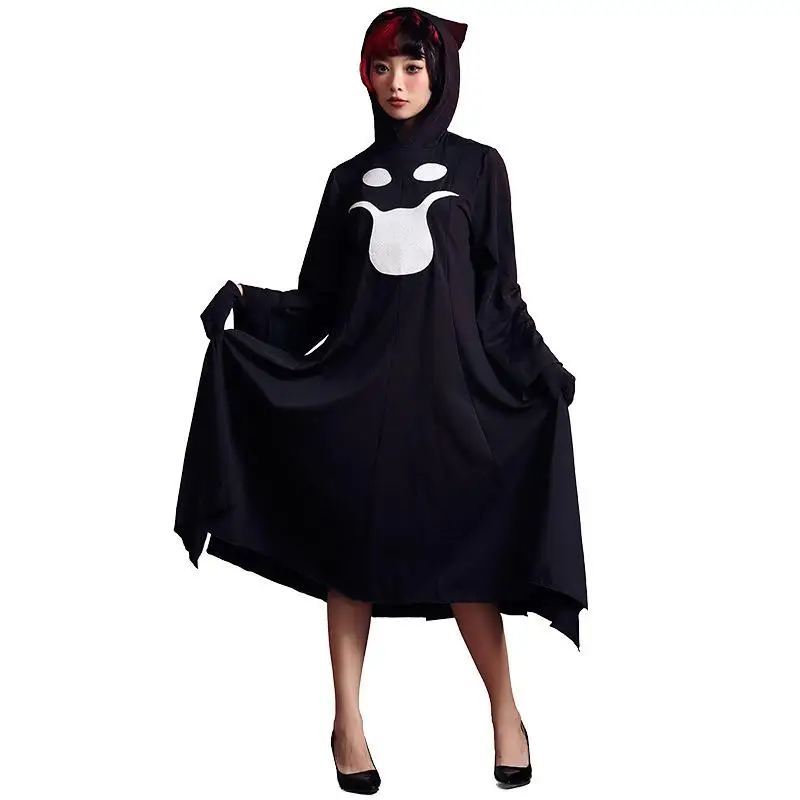 Loween Par Bla Robe Dr Outfit arp Cap خمسة تحسس زي الربط تصميم السيدات الملابس العرقية التقليدية المرحلة