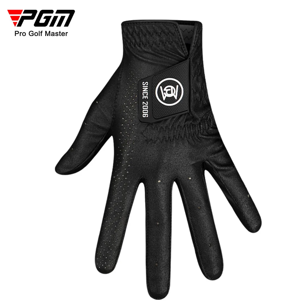 PGM 1pc Men Golf Gloves Single Left Hand Non Slip Nano Cloth Breathable Glove ST039