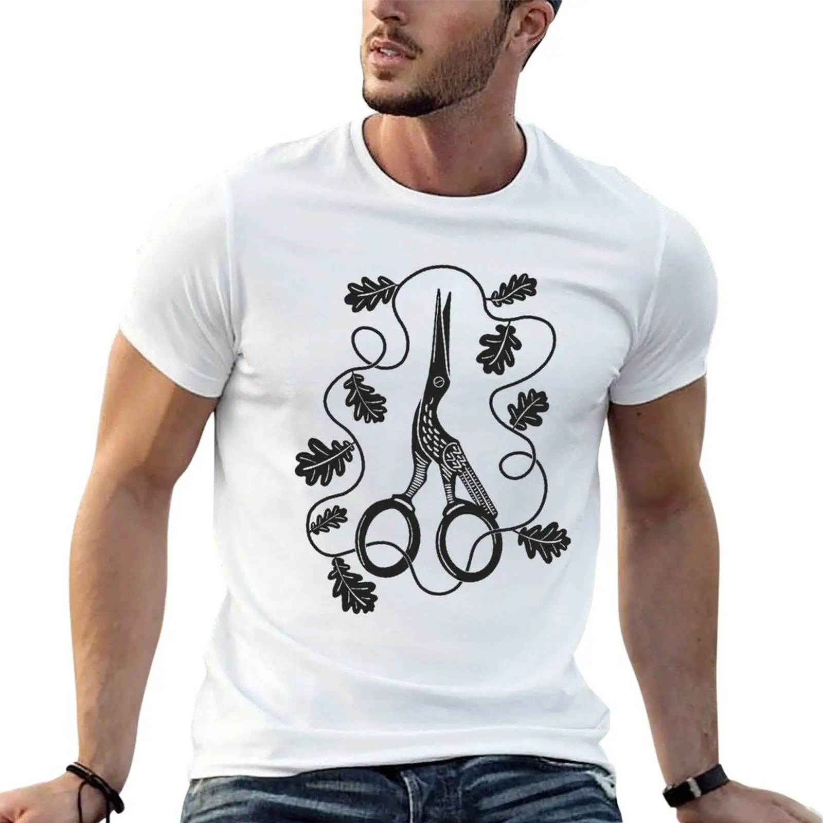 

Adelaide's Scissors T-Shirt t shirts cotton 100% man t shirts high quality luxury brand T-Shirt