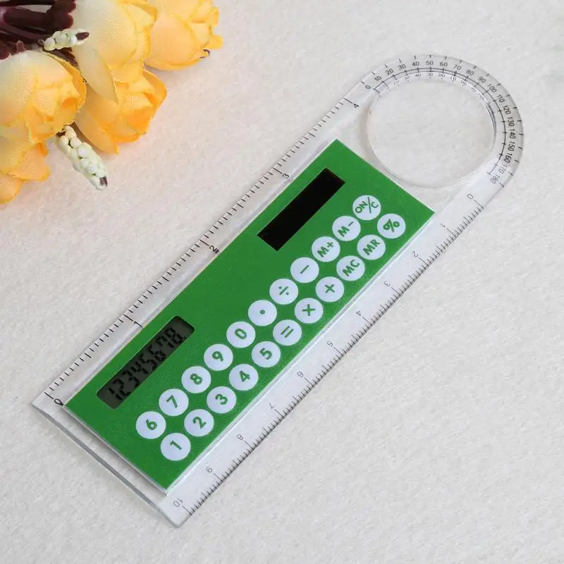 W89C 10 -сантиметровый мини -цифровой калькулятор 2 в 1 подарки офиса канцелярских товаров для детей
