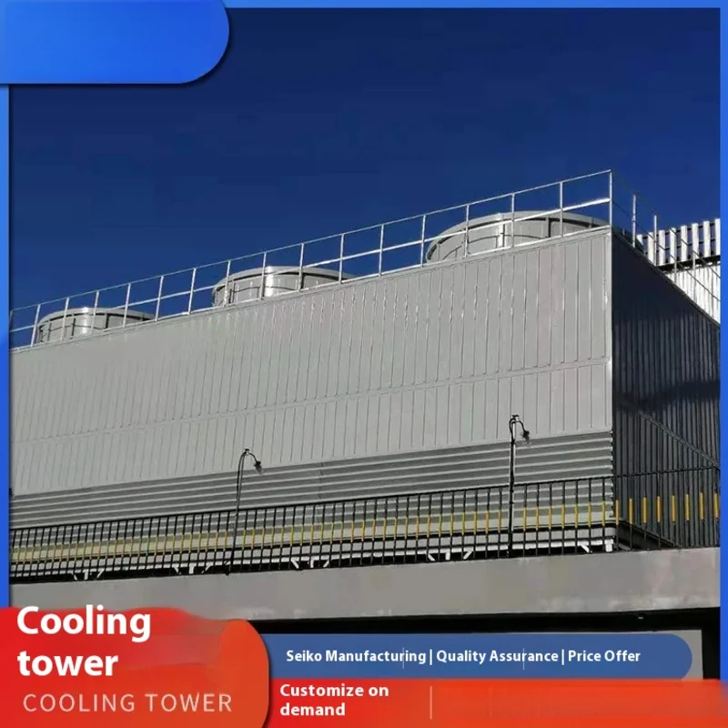 Customized intelligent temperature control closed type processing Low noise cross flow circulating cooling tower Easy to maintai