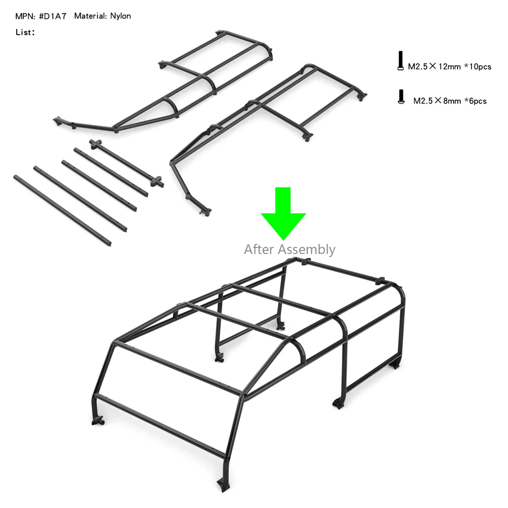 Pickup Truck Shell Kit 324 Wheelbase Accessories for 1/10 RC Crawler Car Traxxas TRX4 Defender AXIAL SCX10 RC4WD D90 D110 Parts