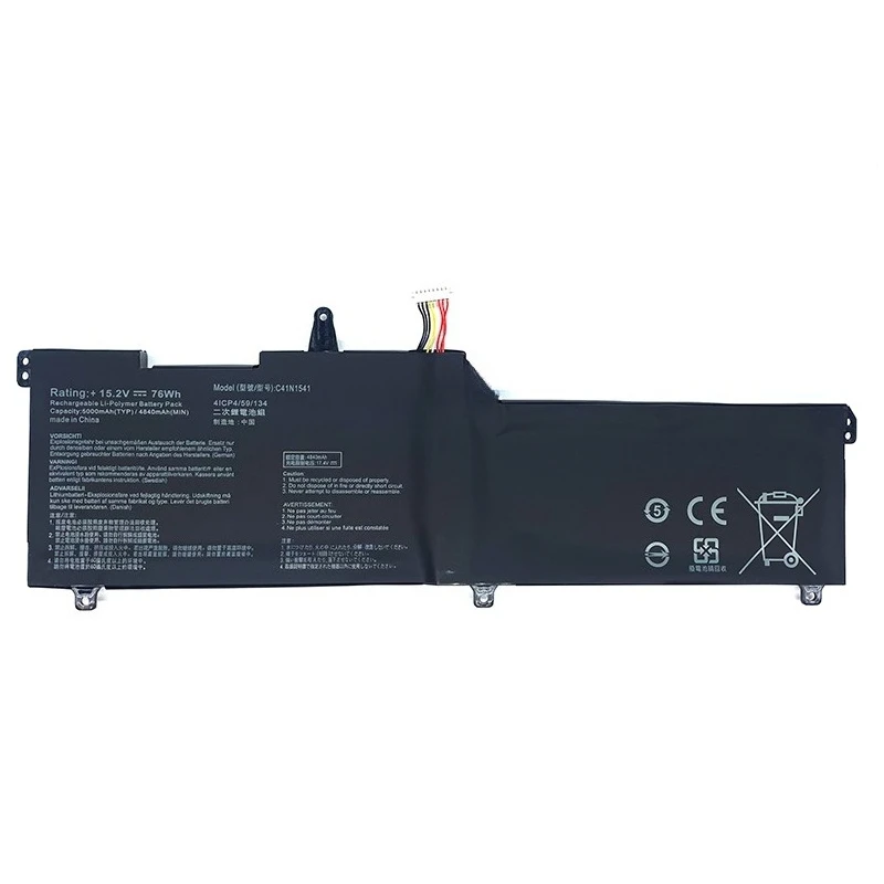 Newest C41N1541 15.2V 76Wh 4950mAh Li-ion Battery for ASUS ROG Strix GL702VM GL702VS GL702VT GL702ZC High Quality Laptop Battery