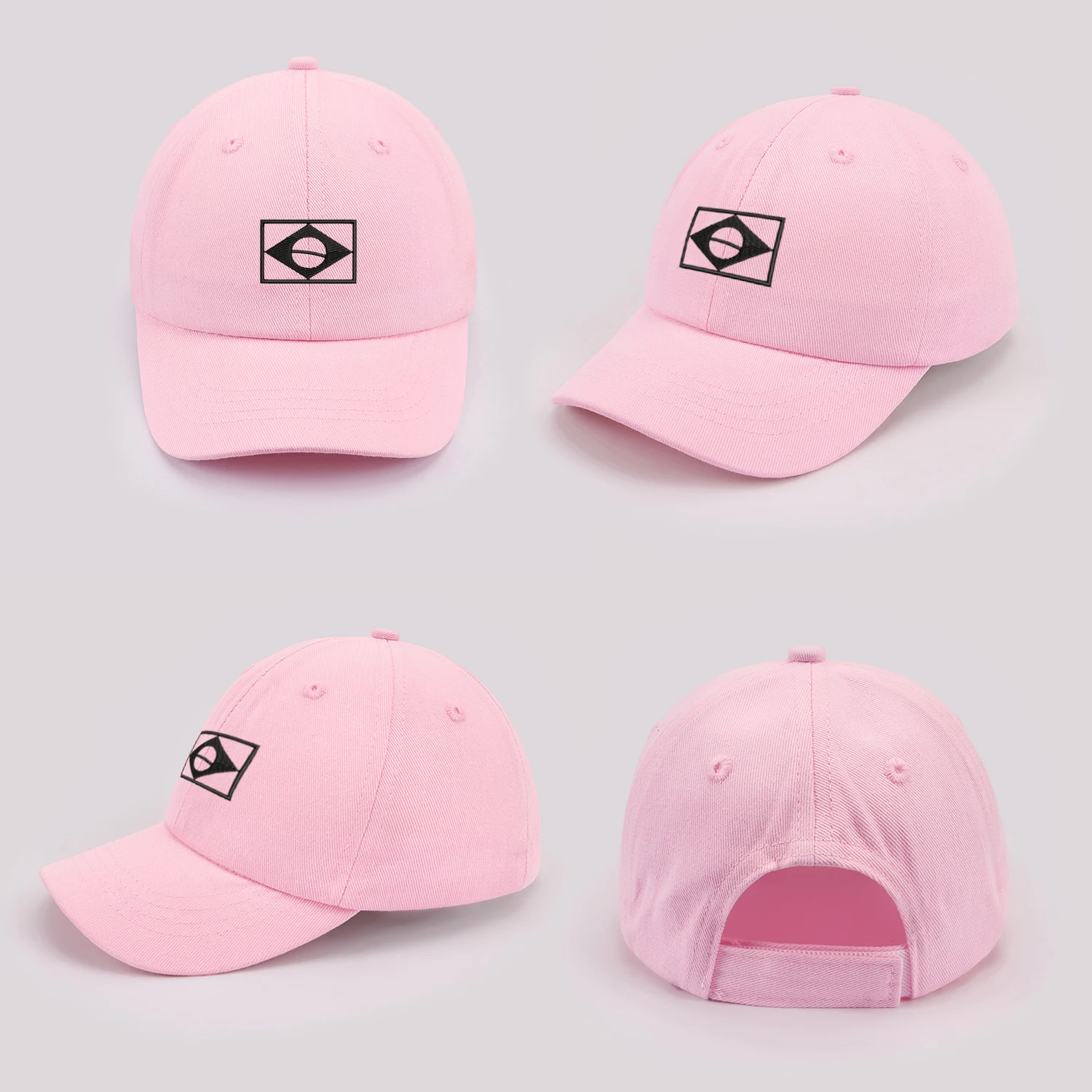 قبعة بيسبول للأطفال بنمط مربع لطيفة بلون سادة للأطفال الصغار مع آذان صيفية قابلة للتعديل للأطفال الأولاد والبنات بلغت ذروتها