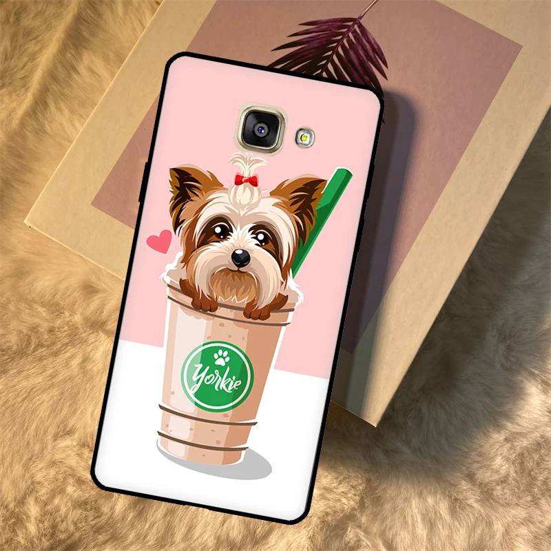 Yorkshire Terrier Dog Puppy สำหรับ Samsung Galaxy J3 J5 J7 2016 J1 A3 A5 2017 J4 J6 Plus A6 a8 A9 J8 2018ปกหลัง