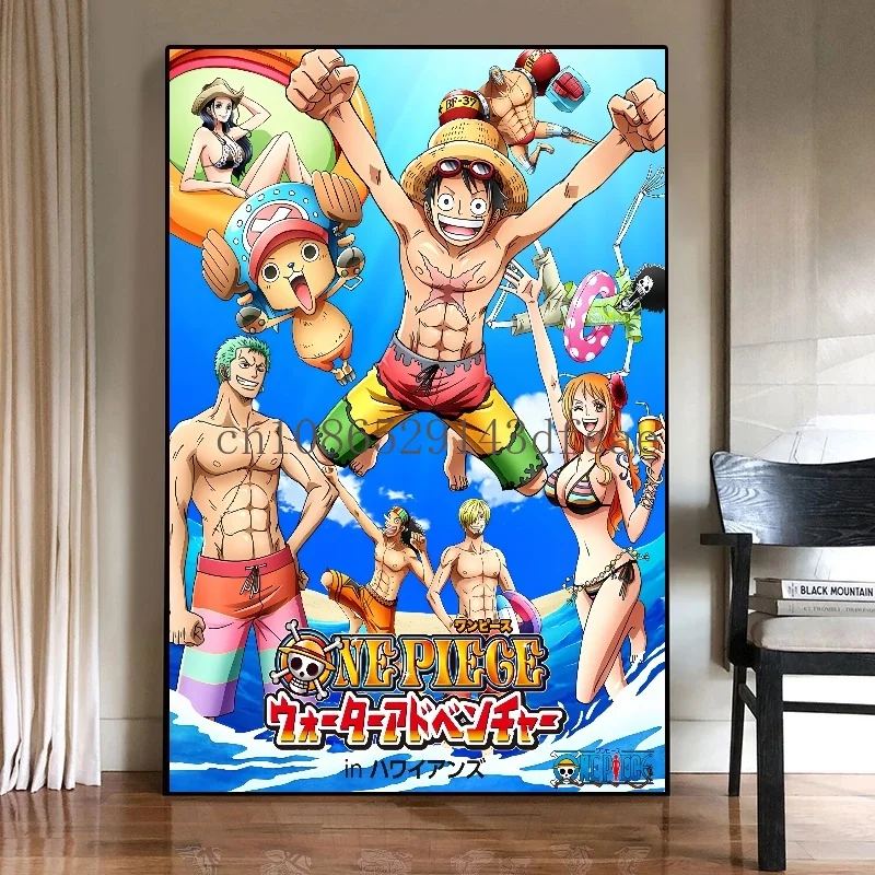 ワンピース ルフィ キャンバスアート 壁掛け絵画
