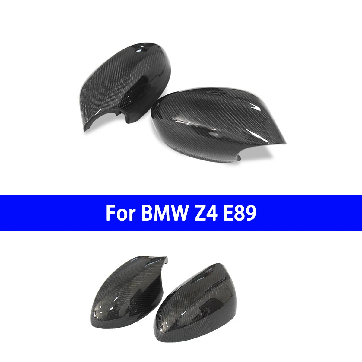 Suitable for BMW Z4 E89 Replacement Genuine Carbon Fiber Car Rearview Mirror Housing Cover, Easy To Install