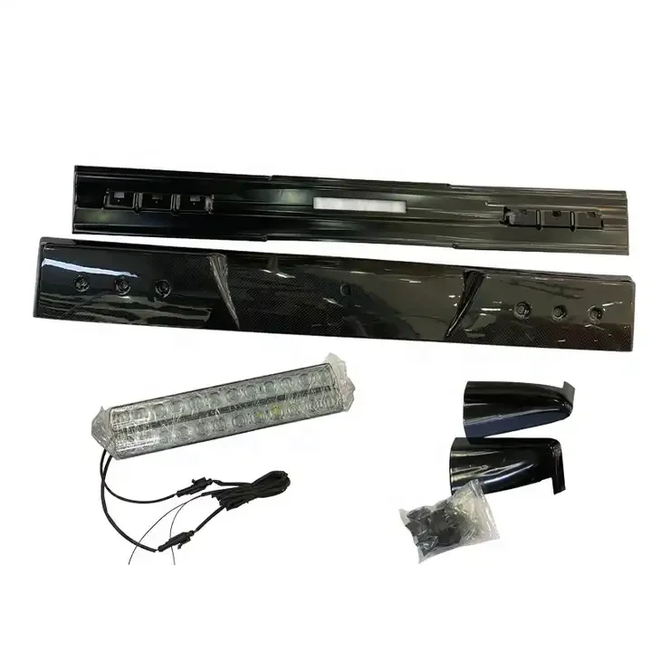 

Dry Carbon Fiber Roof Spoiler With LED Light Top Front Wing for W463 W464 G Class G500 G63 G350D G550 2001-2022