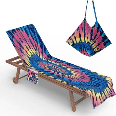 

Многофункциональное пляжное полотенце для отдыха, портативное многоцветное полотенце для покраски, мягкое пляжное косметическое полотенце с сумкой для хранения