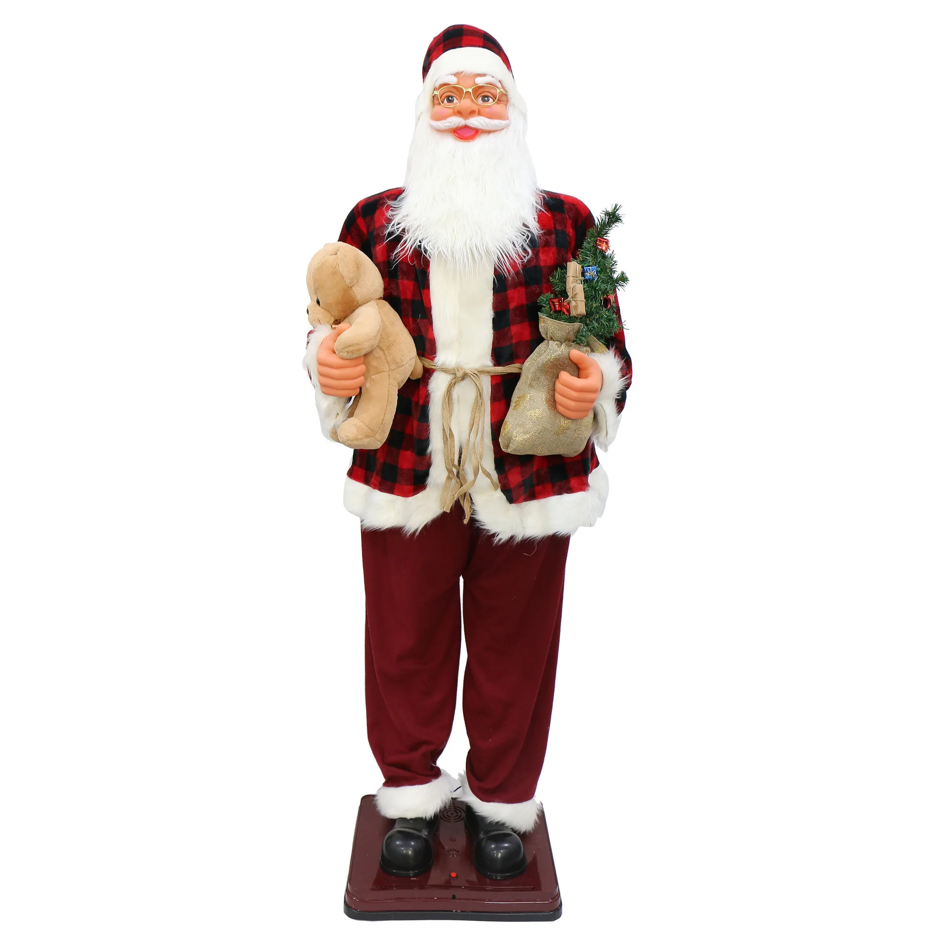 Giant electric Santa Claus music dance movement for party holiday decorations