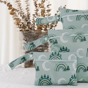 Mutlu Flüt-Çanta yıkanabilir çok Fonksiyonlu, Yeni, Baskı, Tasarım, taşıma Askısı, Saklama gezisi, Çanta ıslak, Anne ve bebek için, Set başına 3 Adet Borsada ilk 10 satış giysi ve içme №5