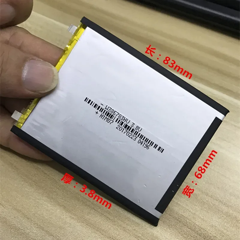 بطارية ليثيوم بوليمر 3.8 فولت 3500 مللي أمبير 386783   تنطبق على الكمبيوتر اللوحي الذي يعمل بالطاقة المتنقلة 407085