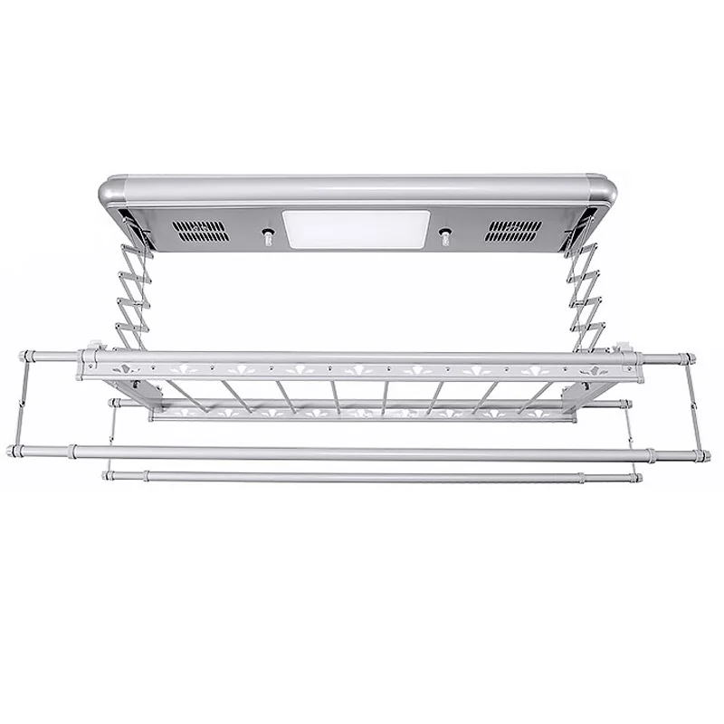 Ceiling Mounted Light Emitting Diode with Fan Automatic Clothes Hanger Electric Foldable Clothes Hanger