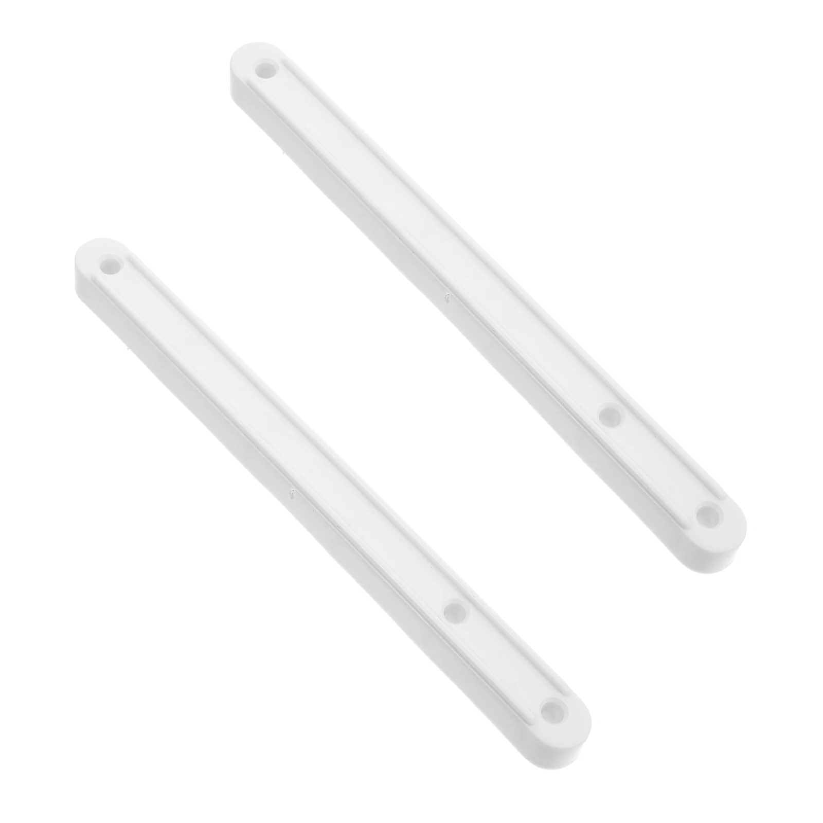 

2Pcs 180mm Slides Plastic Guide Rails Replacement Parts Under Drawer Slides Wardrobe Dressing Table Smooth Groove Design