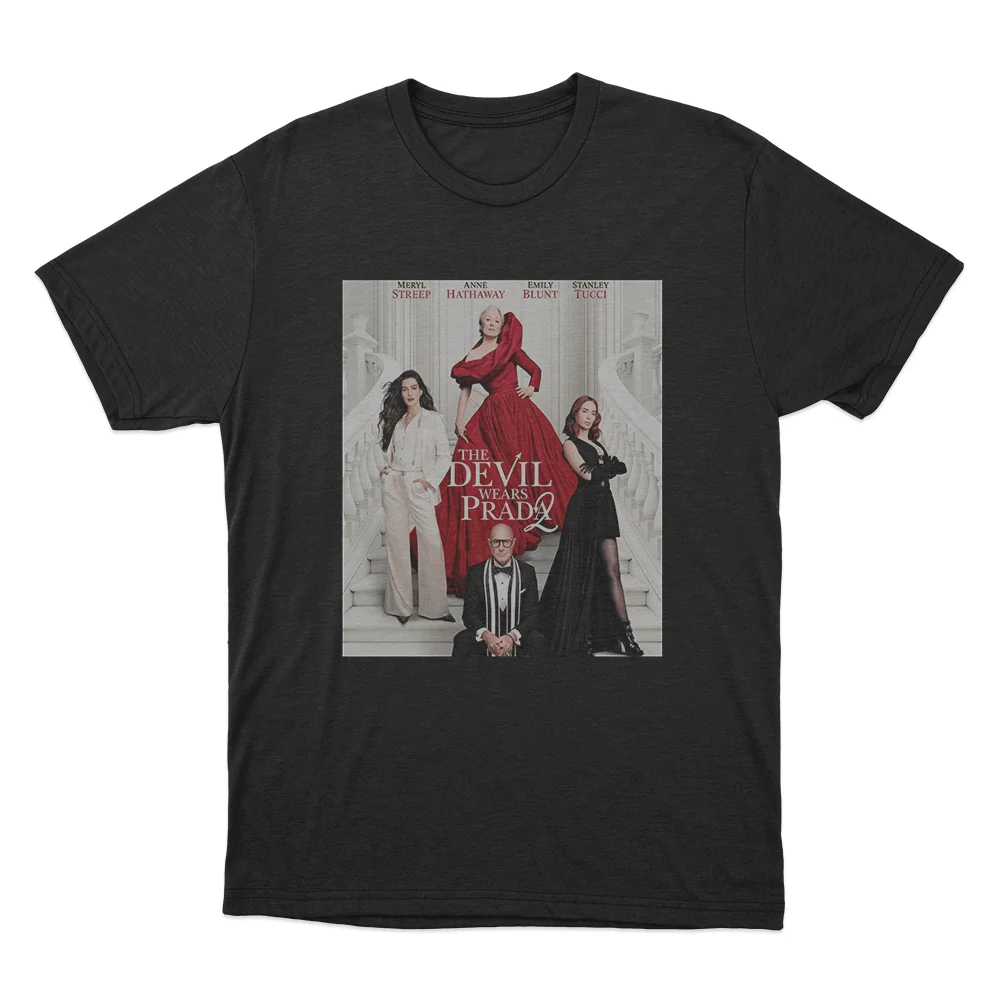 The Devil Wears Prada 2 New Poster T-shirt Men and Women Summer Cotton Y2K Clothing Casual Fashion Short Sleeved Tee Streetwear