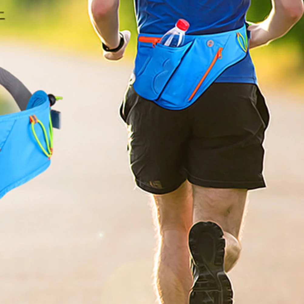 1 قطعة تشغيل الهاتف الخصر حقيبة النايلون خفيفة الوزن المحمولة الحقيبة للمفاتيح زجاجة تذاكر الرياضة في الهواء الطلق السفر المشي لمسافات طويلة ركوب المشي