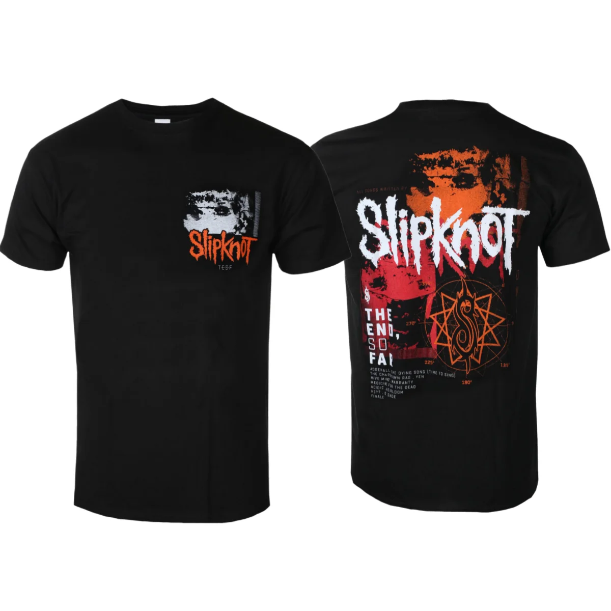 The End So Far Tracklist Art Pattern Metal Band T-shirt - Casual Trendy Style Cotton T-shirt Suitable for Both Men and Women