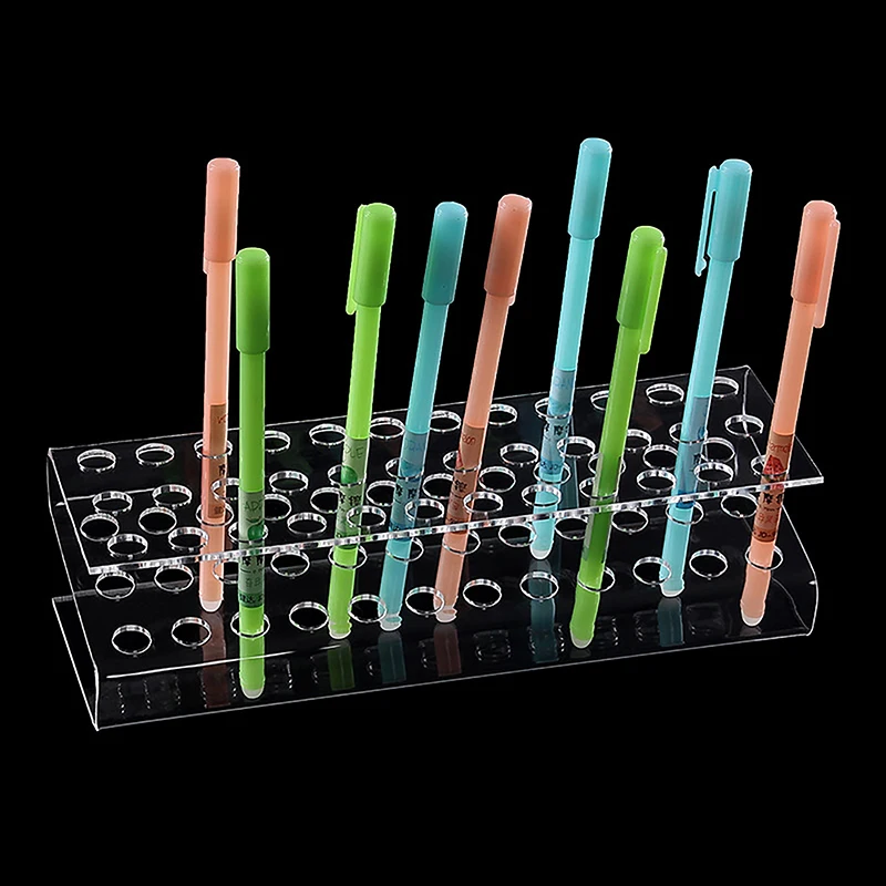 EyeblogugBrush Tube Présentoir, Rangement de brosse à cils, Support rapide de pince à épiler, Outils de maquillage de beauté en acrylique, Plantation de cils