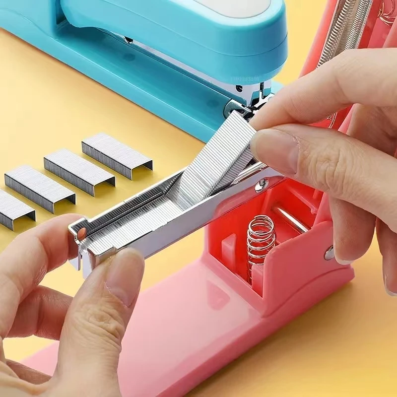 Can Rotate 360° Stapler Hand-held Sewing Multi-functional Binding Office Supplies Student Learning Materials Book Binding Tools