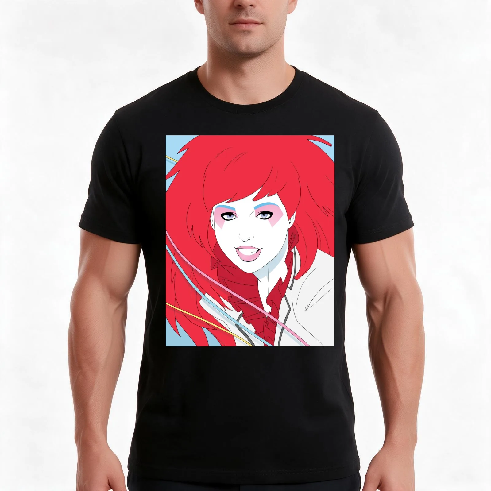 Kimber T-Shirt, Summer Casual Cotton Tee, Oversized Streetwear Tops, Vintage Graphic Print, Loose Fit Short Sleeve, 100% Cotton