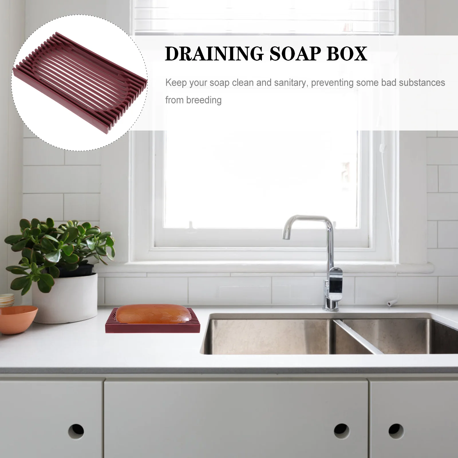 

1 шт., акриловый чехол для хранения мыла премиум-класса, креативный держатель, предотвращает неприятные запахи, мыльница для разведения, аксессуары для ванной комнаты