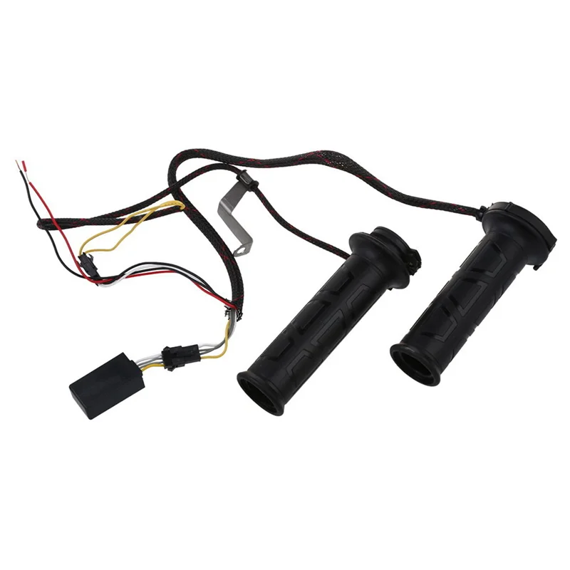 1Pair 7/8 Motorcycle Heated Handlebar Electric Hot Grips 12V Handle Motorcycle Accessories