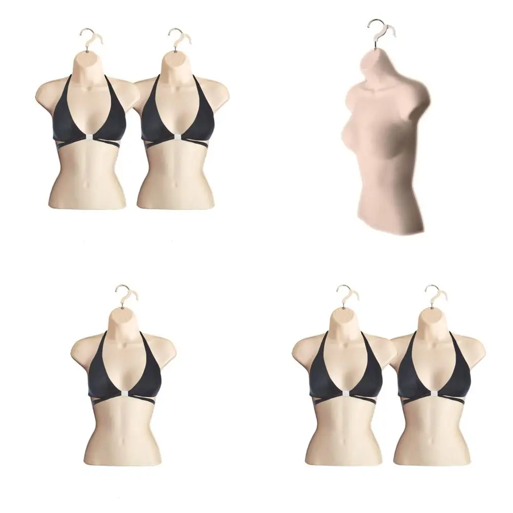 

Манекен с полой спинкой для одежды размеров S-M, демонстрационная стойка с крючками для подвешивания, идеально подходит для футболок, для установки на столешницу, в ящики и т.д.