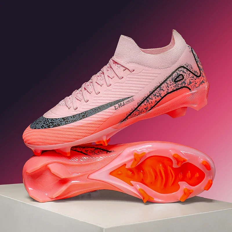 Professional Match Men Soccer Cleats FG AG Football Boots Non‑Slip Lightweight High‑Grip Outdoor Competition Shoes for Men