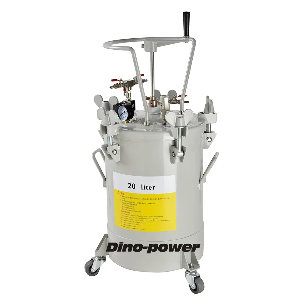 forDP-6412H Professional Hand-Mixing Paint Tank 20L Pressure Pot With Manual Agitator