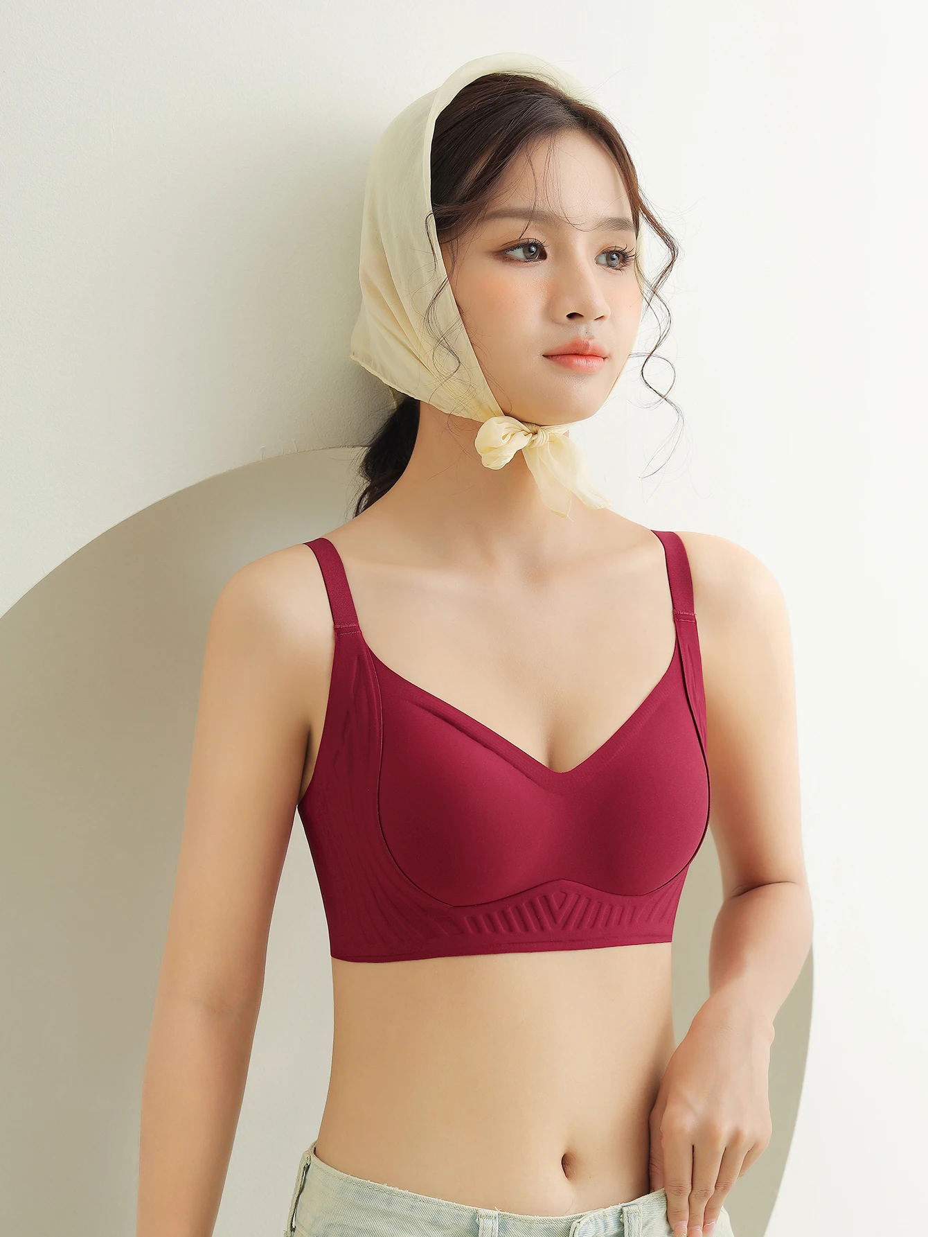 Soutiens-gorge push-up sans couture pour femmes, sous-vêtements de sommeil, soutien-gorge une pièce, sans fil, confortable, distribution, vêtements pour femmes