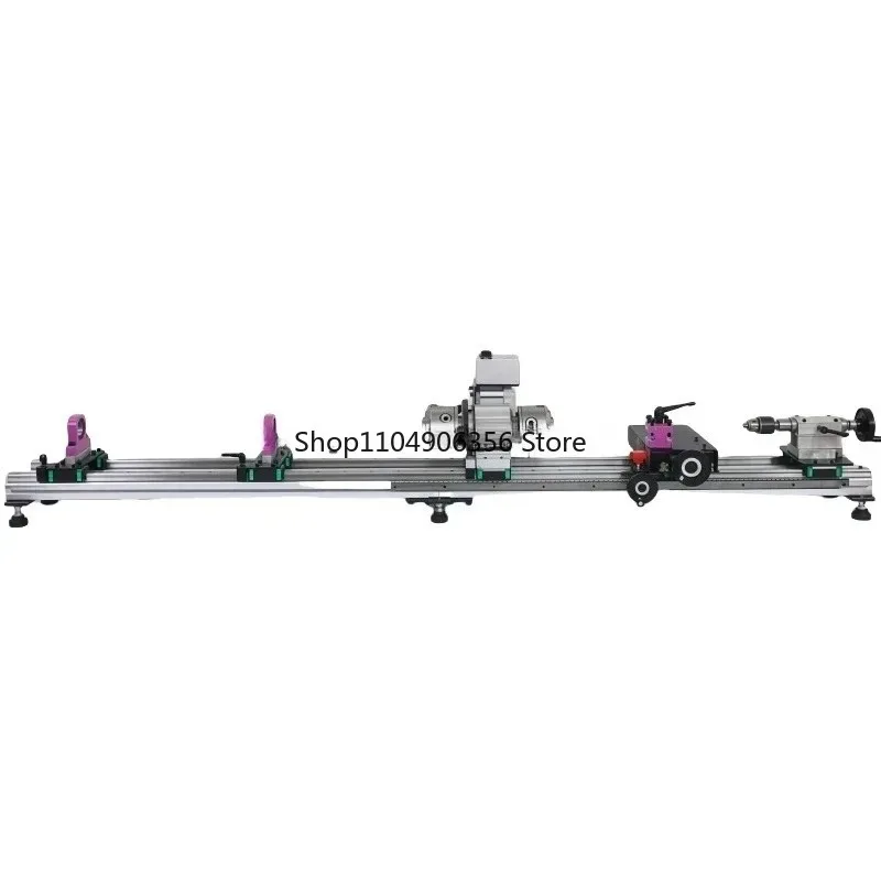 for Quick Shipment  7075G Pool Cue Repair Lathe Machine with Shift Rail Variable Speed Billiard Snooker Cue Repairing Tool